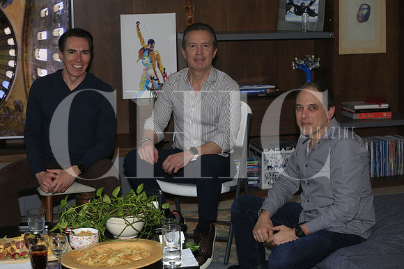 Humberto Guzman, Martin Hinojosa y Franklin Canavati 2