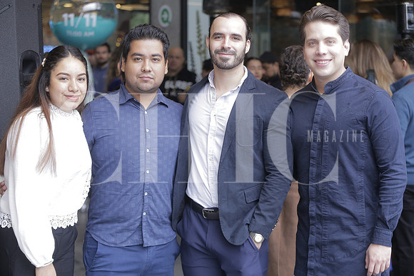 Ana Karen Rodríguez, Reynaldo Rocha, Gerardo Romeu y Daniel Mendez 2
