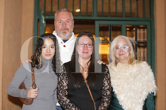 Aaron Davis, Natalia Prado, Claudia Prado y Martha Tamez 1