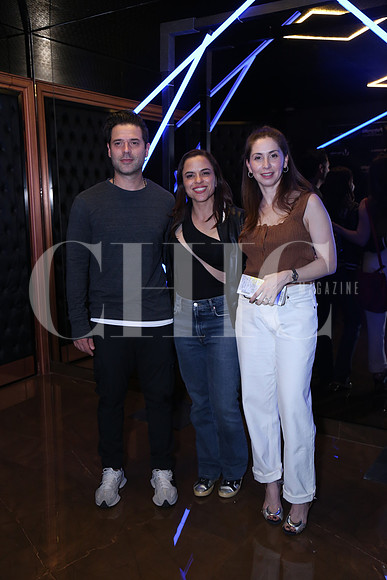 Beto Domene, Vivianne Clariond y Mariana Lambretón