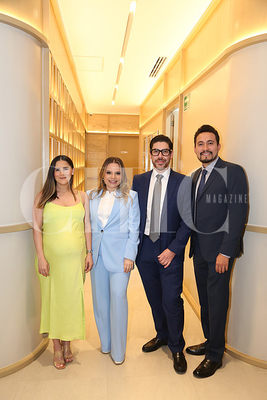Mónica Garza, karla Medina, Jeronimo Monterrubio y Jorge Galán