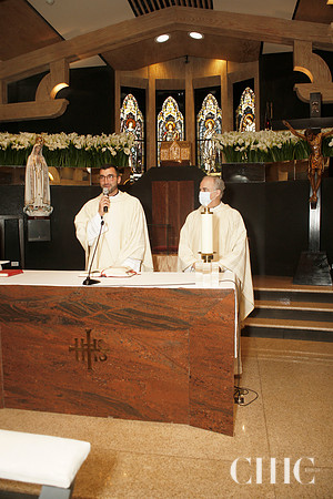 Sacerdotes Daniel Zorrilla y Santiago Pérez