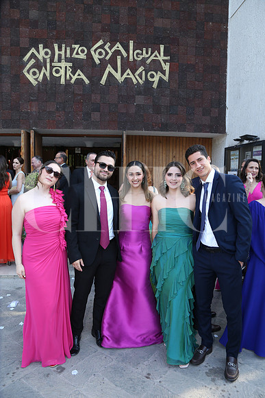 Regina Ramírez, Diego Ramírez, Danitza Ocampo, María Paula Ramírez y Marcelo Guzmán 1