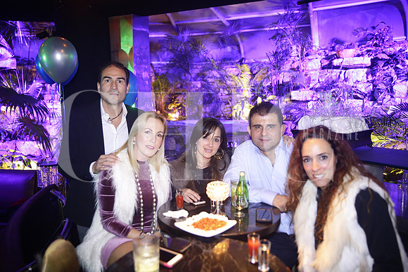 Pepe Quijano, Mónica Imaz, Claudia Nader de Peña, Rafael Peña y Brenda Cantú