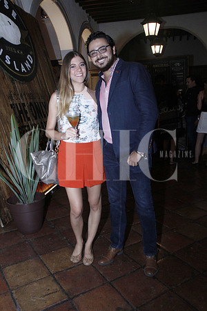 Karen Warnholtz y Andres de León