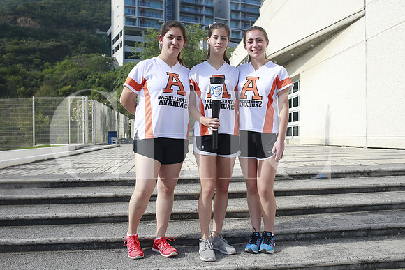 Natalia Villarreal, Balbina Camargo y Andrea Martinez
