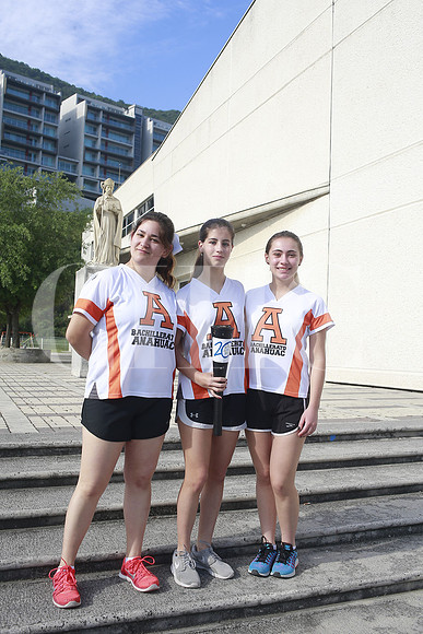 Natalia Villarreal, Balbina Camargo y Andrea Martinez
