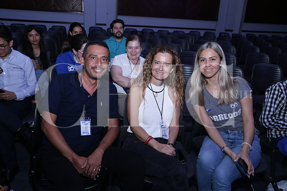 Cosme Escobar, karina Amador y Fernanda Beltran
