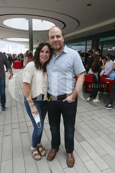 Michelle Guerra de Rivas y Giorgio Rivas