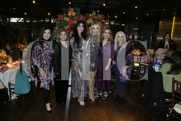 Marlene Dávila, Claudia Chávez de García, Martha de Ruiz, Lourdes González, Graciela Tancredi y Tey González