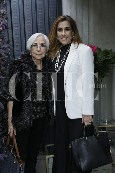 María Cristina Villarreal y Marcela Martínez