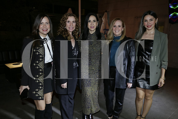 Tere Mondragon, Mayela Daccaret, Macu Martínez de Garza, Maru Ruíz de García e Iris Gil