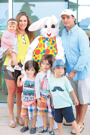 Aranza Yarte, Vicky Zambrano de Yarte, Martell Yarte, Alessio Yarte y Rodrigo Yarte (6)