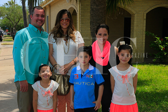 Darren Parker, Astrid Luna, Brenda Luna, Paulina Rechi, Alex Rechi y Viviana Rechi
