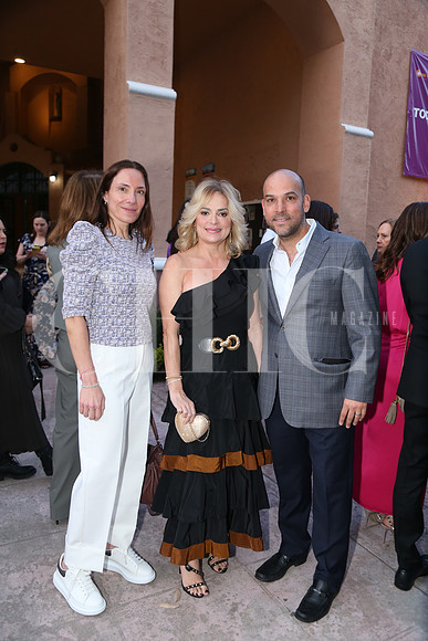 Claudia Balli de Leal, Gaby Musquiz de Elizondo y Pedro Elizondo