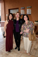 Emita Flores, Marcela Morales de Benitez y Blanca Nelly Amaro