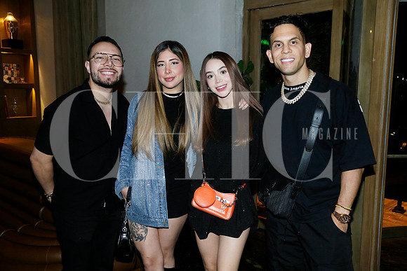 Kevin Murillo, Denisse Jurado, Dominique Armenta y Alfredo Valenzuela