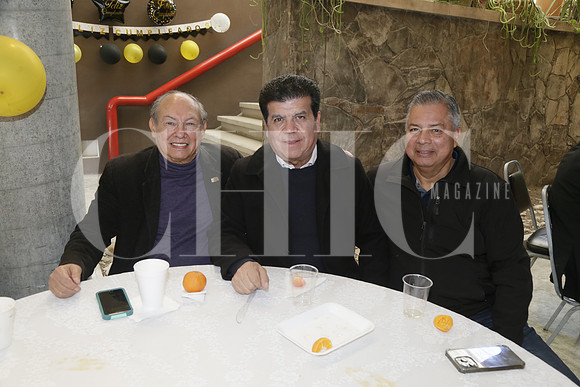 Ariel Zapata, Gerardo Castañeda y Eugenio Pepe Camacho