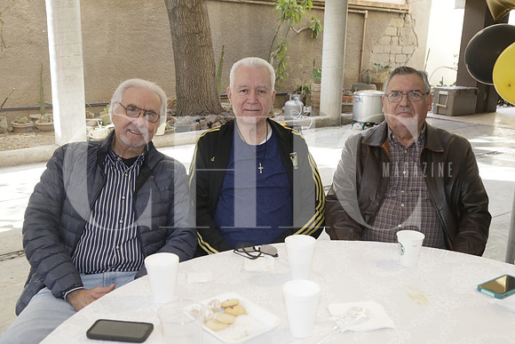 Ricrdo Flores,  Efrain Romero y Jaime Galván