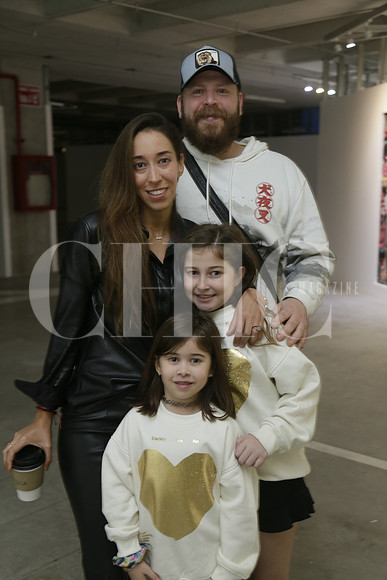 Luisa Fernández Reyes, Juan Carlos Iñiguez, Roberta Iñiguez y Alana iñiguez