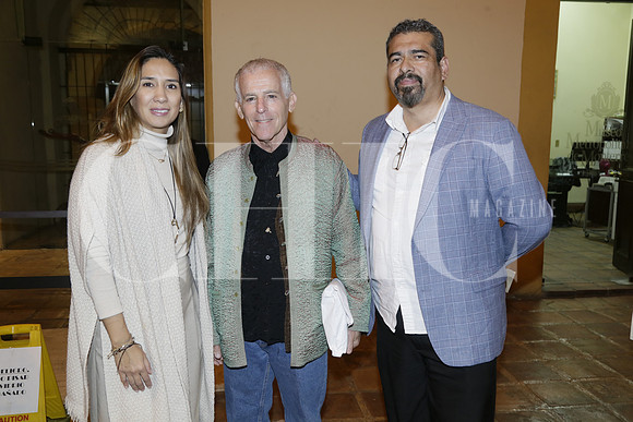 Betsabé Rocha, Rodney Zelenka y Emir Guerrero