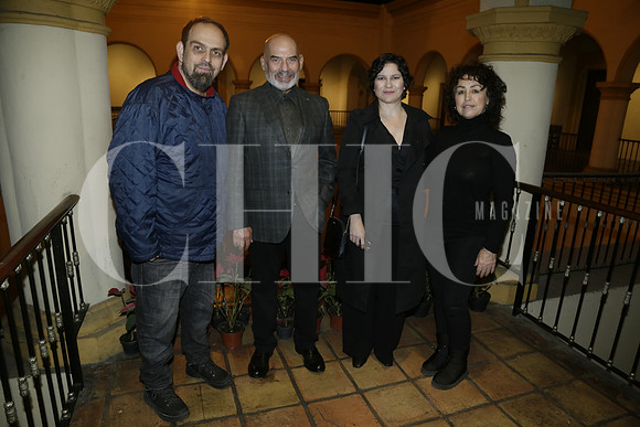Francisco López, Alberto Villarreal, Lucia Lara y Mercedes Aqui