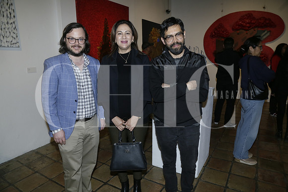 Santiago Villarreal, Ana Guzmán y Héctor Morales