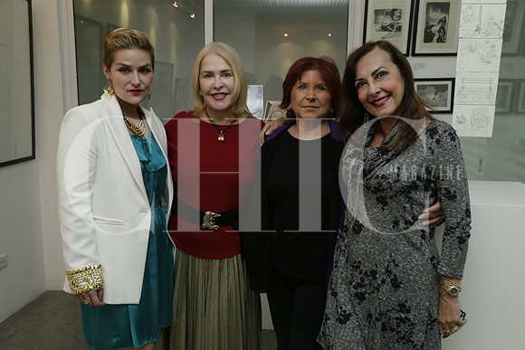 Aneliss De la Cruz, Cristina Sada, Martha Gámez y Salomé Cárdenas