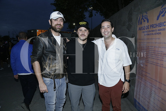 Rodrigo Iga, Roberto Maqueo y Gerardo Urrutia