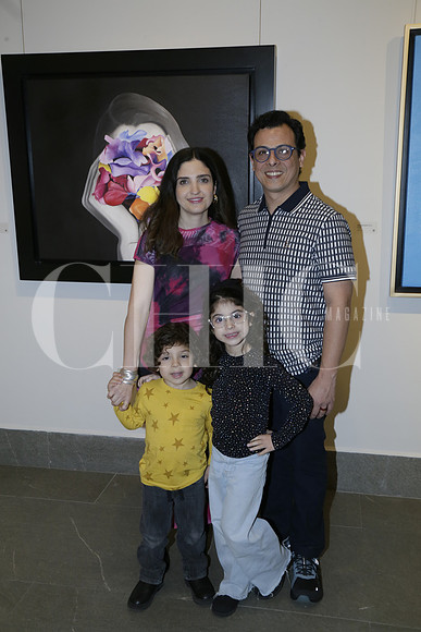 Anahí Saenz Guillermo Lamadrid, Alejandro Lamadrid y Olivia Lamadrid,