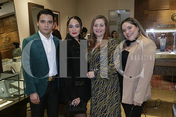 Eduardo Luna, Andrea Martínez, Alejandra Carranza y Fernanda Elizondo