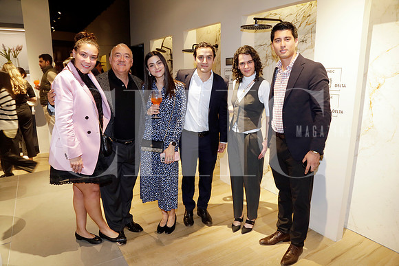 Gaby De la Garza, Luis De la Garza, Alejandra De la Garza, Daniel De la Garza, Malamati Gantonas e Iván Dávila