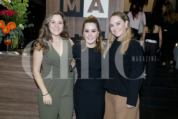 Patricia Lozano, Marcela Barrera y Anne Montemayor de Campos