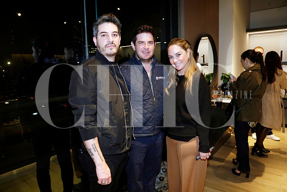 Rodney Robles, Braulio Campos y Anne Montemayor de Campos