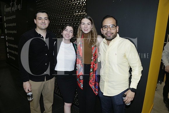 Tony Garza, Sofia Bojorquez, Michelle Huber y Kevin Oviedo
