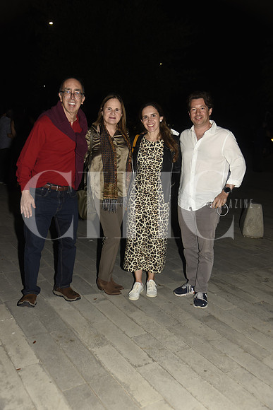 Marcelo Canales, Celina Lankenau de Canales, Celina Canales y Gustavo Caballero