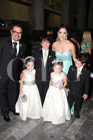 Rodolfo Ramos, Pablo Villarreal, Isis Chávez, Camila Ramos, Sara Ramos y Gastón Villarreal