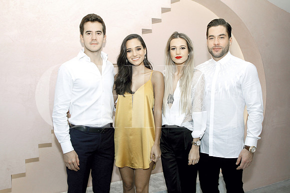 Bernardo Zambrano, Maru Méndez de Zambrano, Ericka Tamez y Carlos García