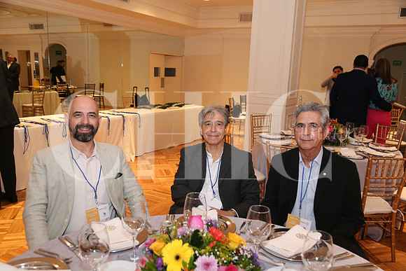César González, Lauro Gómez y Jorge Alberto Cuellar