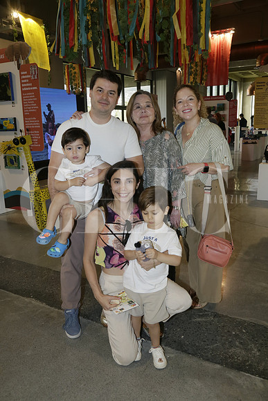 Carlos Guerrero, Priscila Chapa, Gretta Guerero, Iliana González, Luca Guerrero y Gael Guerrero