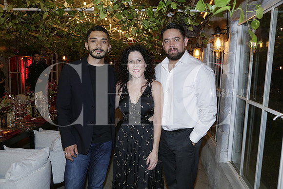Naim Farcug, Liz Galván y Carlos Sánchez