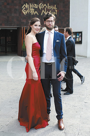 Claudia Padilla y César de  Anda