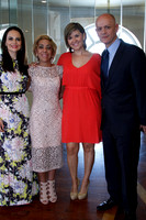 Paola Pietro de Laceras, Claudia Laceras, Gabriela Fuentes y Alejandro Laceras