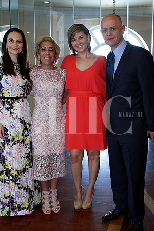 Paola Pietro de Laceras, Claudia Laceras, Gabriela Fuentes y Alejandro Laceras