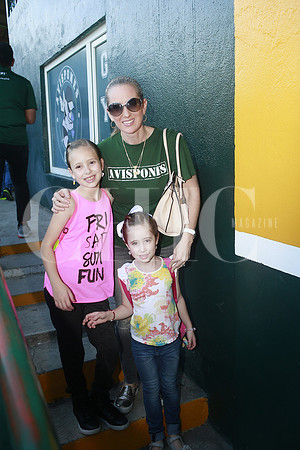 Sandra de Lozano, Ana Cecy Lozano y Viviana Lozano