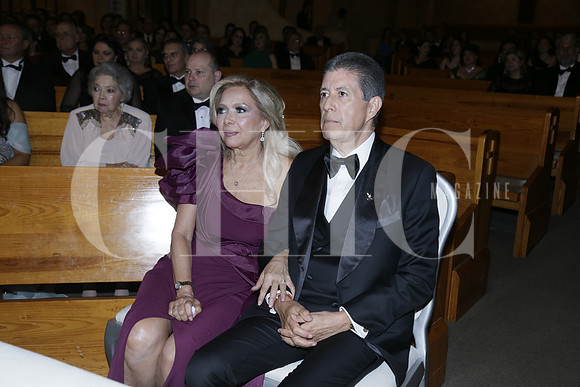 (papás de la novia) Laura De la Garza y  José Luis Luna