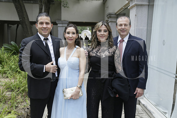 Domingo Treviño, Alejandra de Treviño, Maru Treviño de González y Fernando González