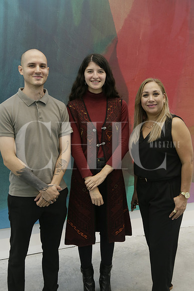 Daniel Gallardo, Cesia Carrizales y Gaby Rodríguez