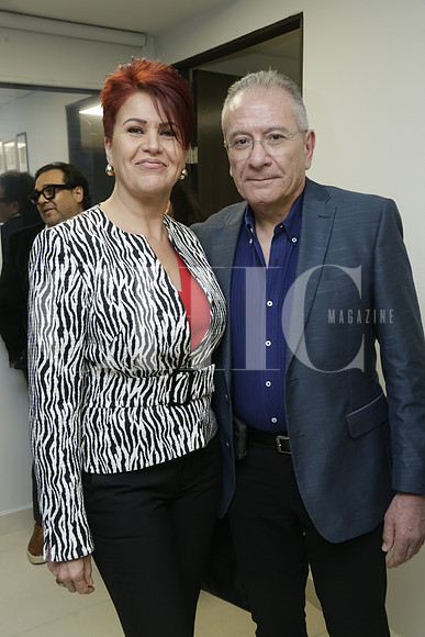 Francia Saracho de Cortés  y Mario Cortés