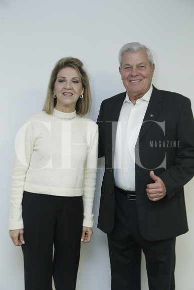 Mina Villarreal de Gustafson y Erick Gustafson